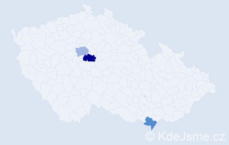 Příjmení: 'Frieszová', počet výskytů 7 v celé ČR