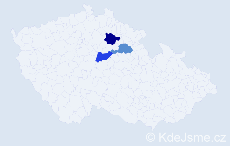Příjmení: 'Litovchuk', počet výskytů 3 v celé ČR