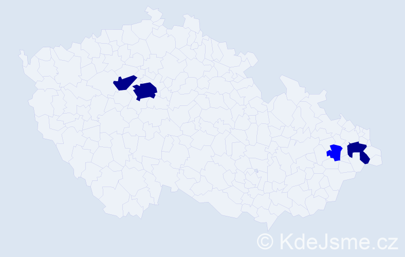 Příjmení: 'Adamišin', počet výskytů 7 v celé ČR