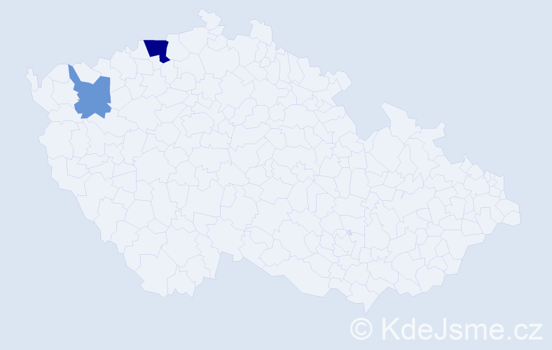 Příjmení: 'Smolentsev', počet výskytů 4 v celé ČR