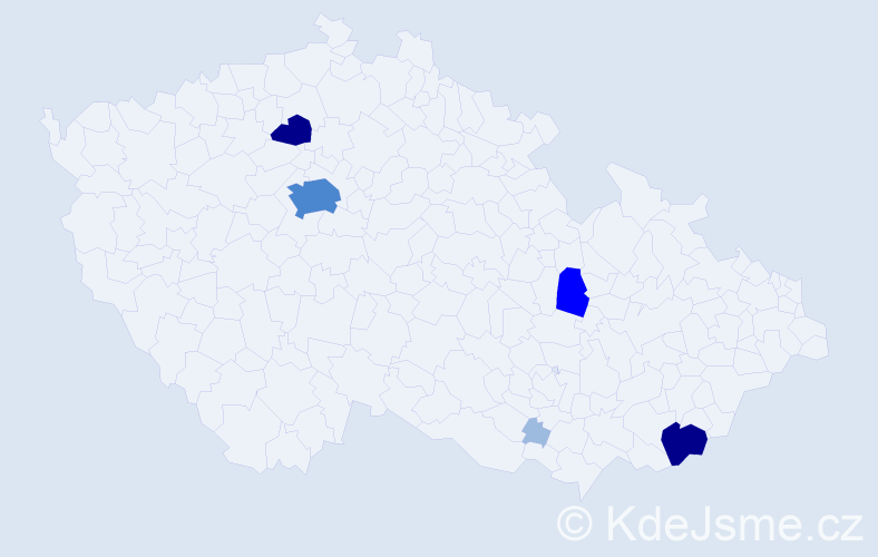Příjmení: 'Margetinová', počet výskytů 14 v celé ČR
