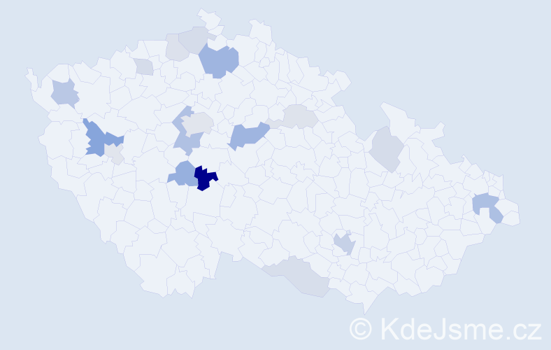 Příjmení: 'Phillips', počet výskytů 38 v celé ČR