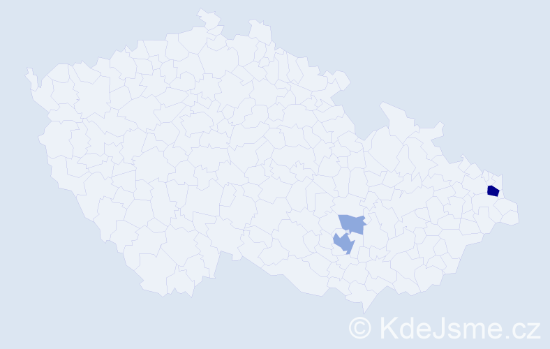 Příjmení: 'Drzewniaková', počet výskytů 7 v celé ČR