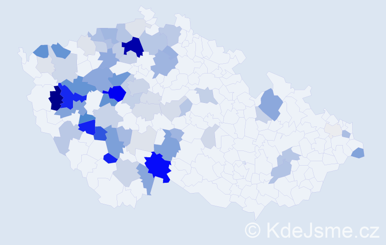 Příjmení: 'Lepičová', počet výskytů 226 v celé ČR