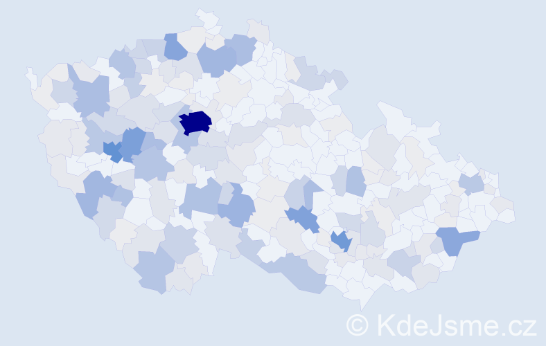 Příjmení: 'Stupka', počet výskytů 768 v celé ČR