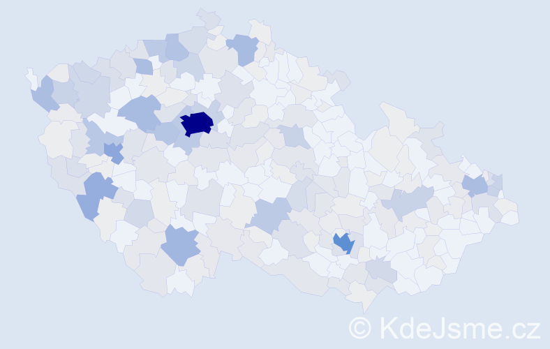 Příjmení: 'Mayer', počet výskytů 953 v celé ČR