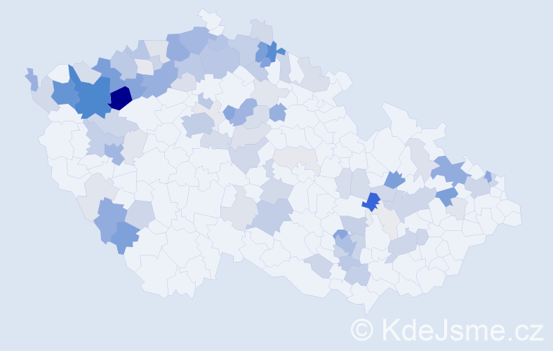 Příjmení: 'Ullmann', počet výskytů 330 v celé ČR