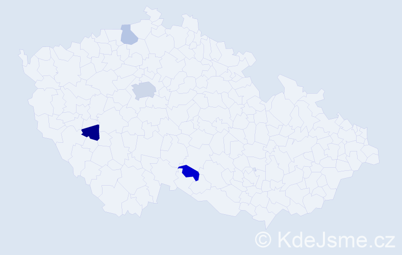 Příjmení: 'Demmer', počet výskytů 7 v celé ČR