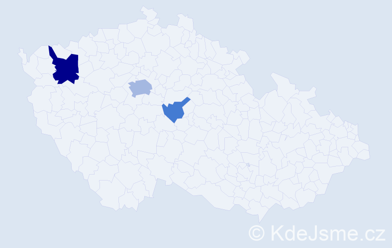 Příjmení: 'Ilušák', počet výskytů 16 v celé ČR