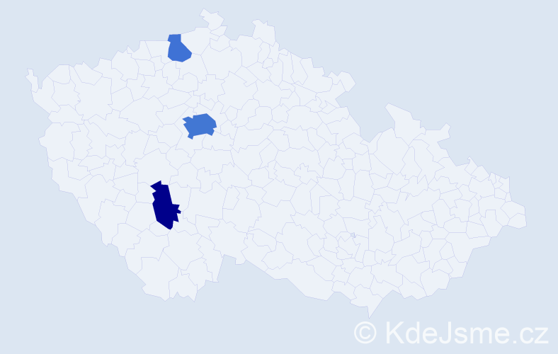 Příjmení: 'Kolesnichenko', počet výskytů 9 v celé ČR
