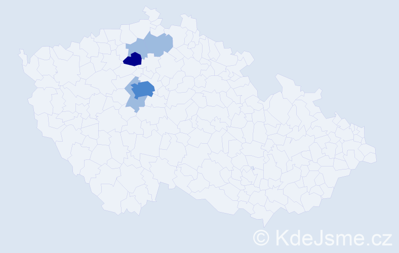 Příjmení: 'Soboláková', počet výskytů 9 v celé ČR