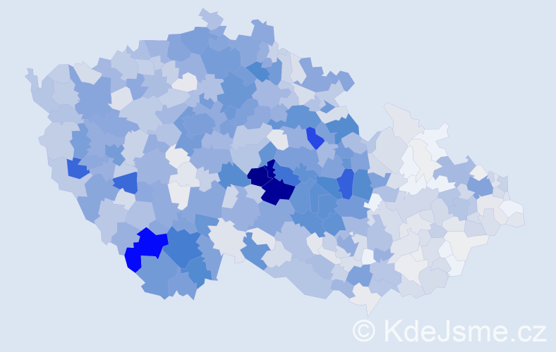 Příjmení: 'Bárta', počet výskytů 4774 v celé ČR