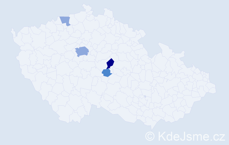 Příjmení: 'Hausdor', počet výskytů 11 v celé ČR