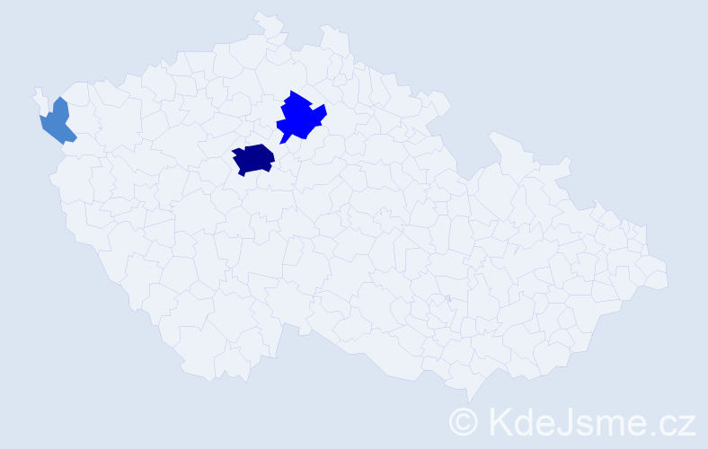 Příjmení: 'Palchuk', počet výskytů 6 v celé ČR