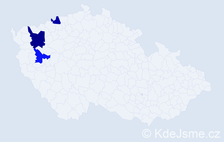 Příjmení: 'Kulagin', počet výskytů 4 v celé ČR