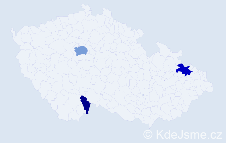 Příjmení: 'Helfert', počet výskytů 12 v celé ČR