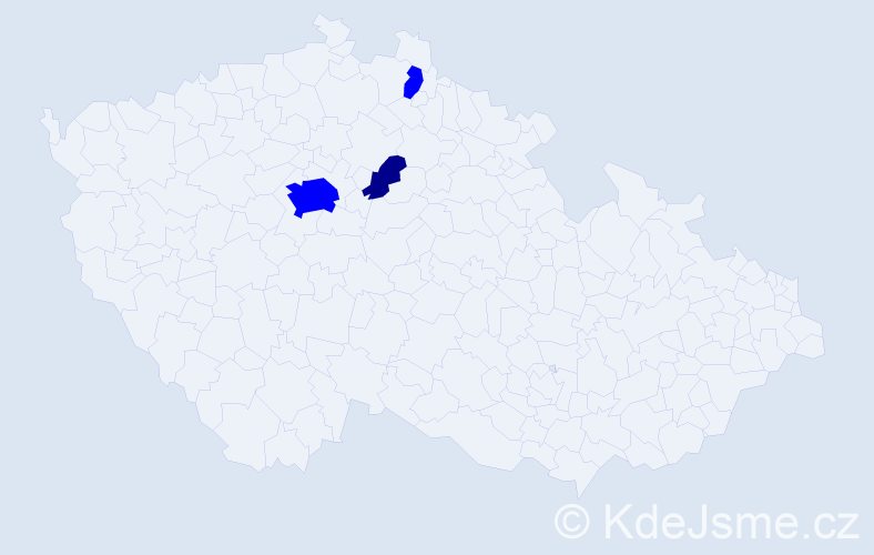 Příjmení: 'Litovová', počet výskytů 4 v celé ČR