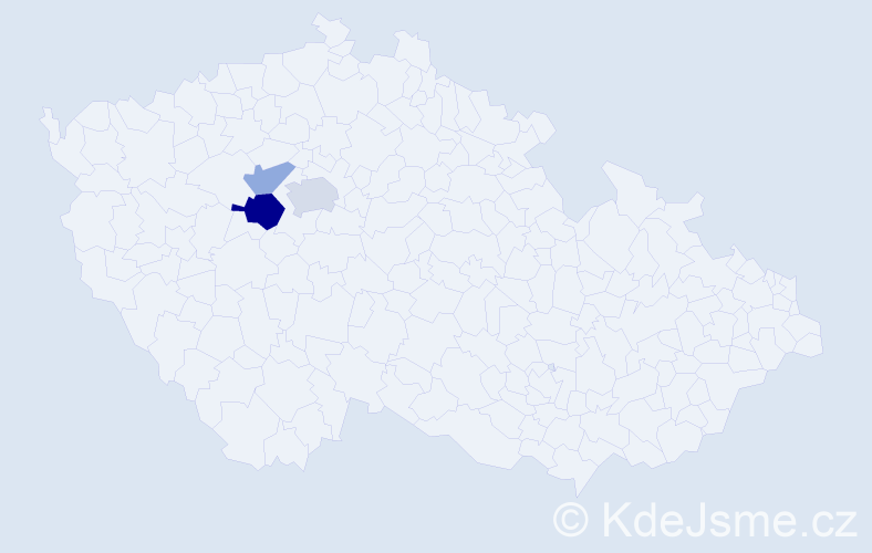 Příjmení: 'Kanhäuserová', počet výskytů 6 v celé ČR