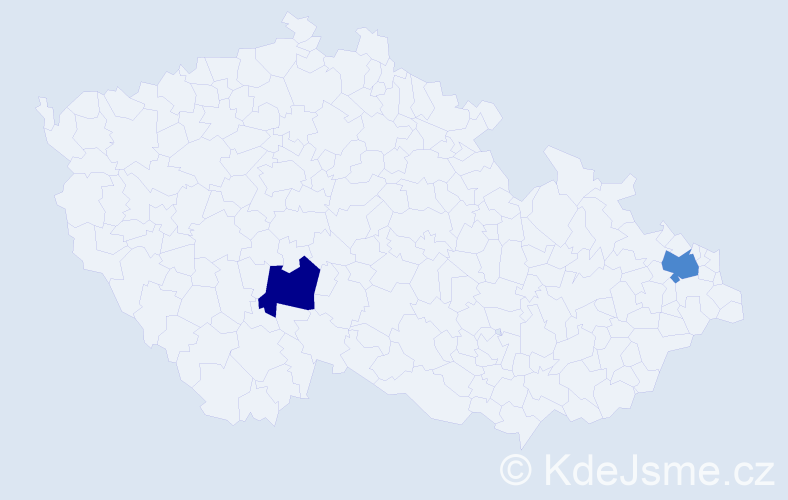 Příjmení: 'Shpenyuk', počet výskytů 4 v celé ČR