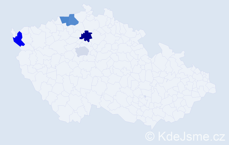 Příjmení: '"Truong Quang"', počet výskytů 5 v celé ČR
