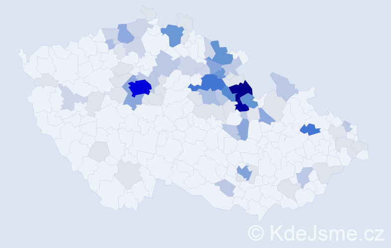 Příjmení: 'Vašátko', počet výskytů 281 v celé ČR