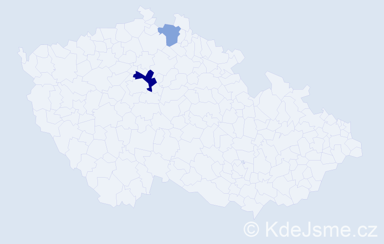 Příjmení: 'Earl', počet výskytů 4 v celé ČR