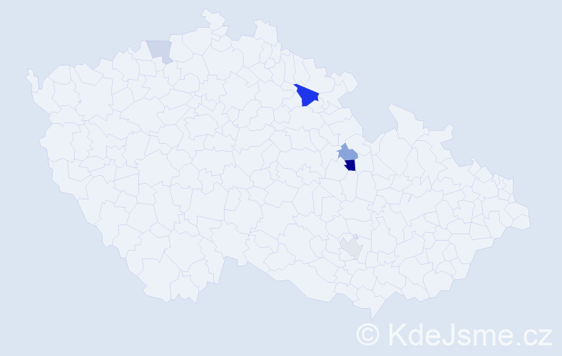 Příjmení: 'Palaščak', počet výskytů 9 v celé ČR