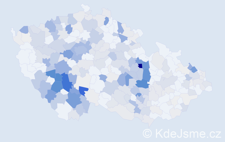 Příjmení: 'Řehoř', počet výskytů 1050 v celé ČR