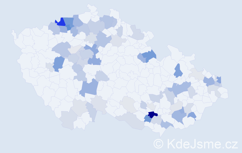 Příjmení: 'Gärtnerová', počet výskytů 241 v celé ČR