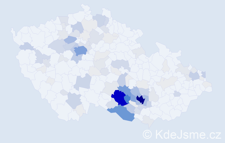 Příjmení: 'Hort', počet výskytů 517 v celé ČR