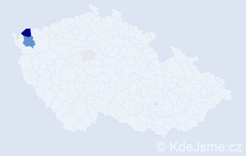 Příjmení: 'Kubaschová', počet výskytů 4 v celé ČR