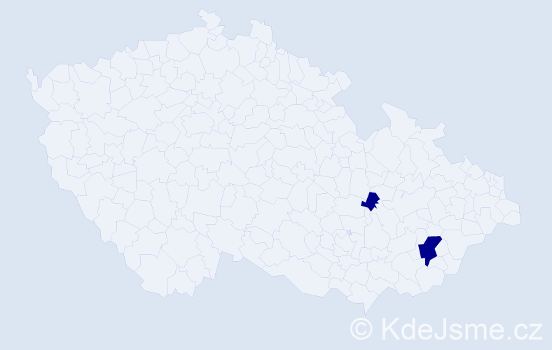 Příjmení: 'Enkhbaatar', počet výskytů 2 v celé ČR