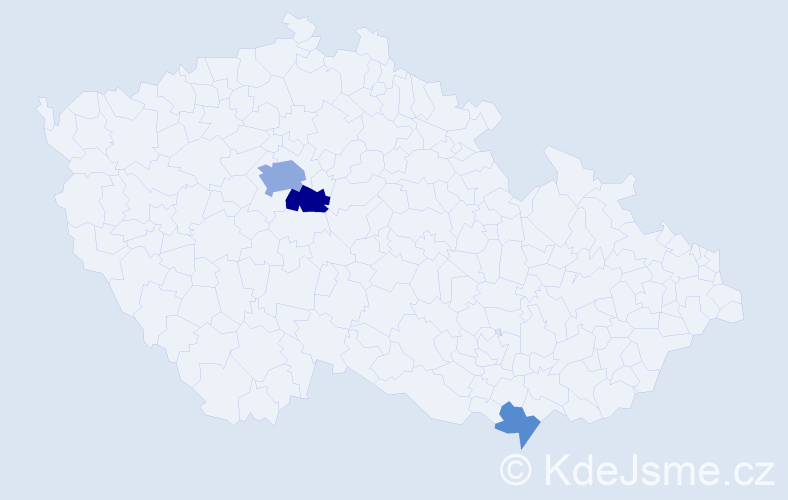 Příjmení: 'Frieszová', počet výskytů 8 v celé ČR