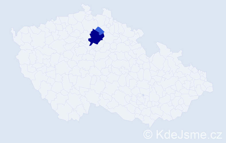 Příjmení: 'Krinwaldová', počet výskytů 10 v celé ČR