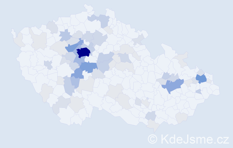 Příjmení: 'Hubičková', počet výskytů 229 v celé ČR