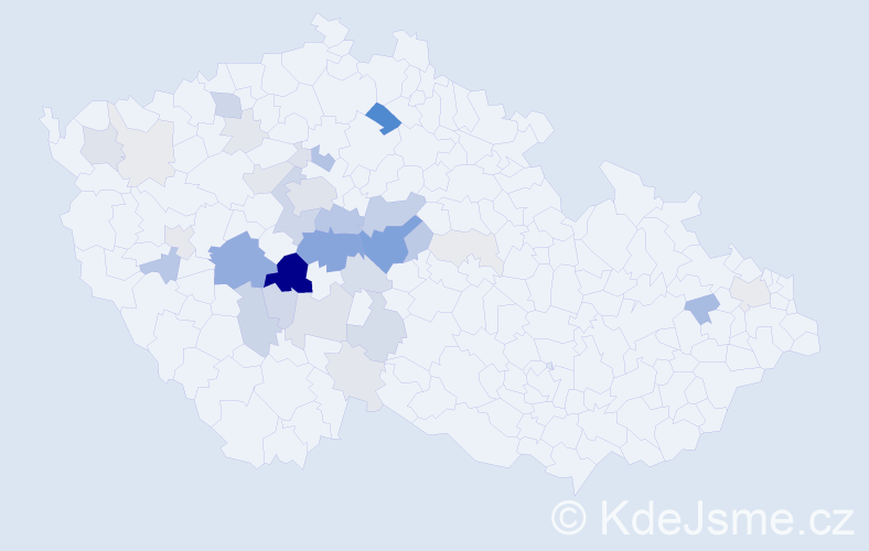 Příjmení: 'Sosnovec', počet výskytů 122 v celé ČR