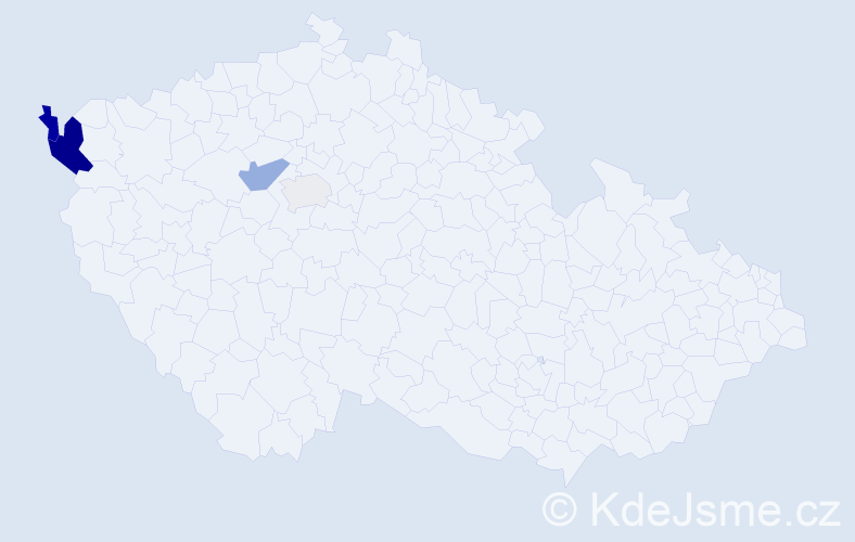 Příjmení: 'Kerďová', počet výskytů 11 v celé ČR