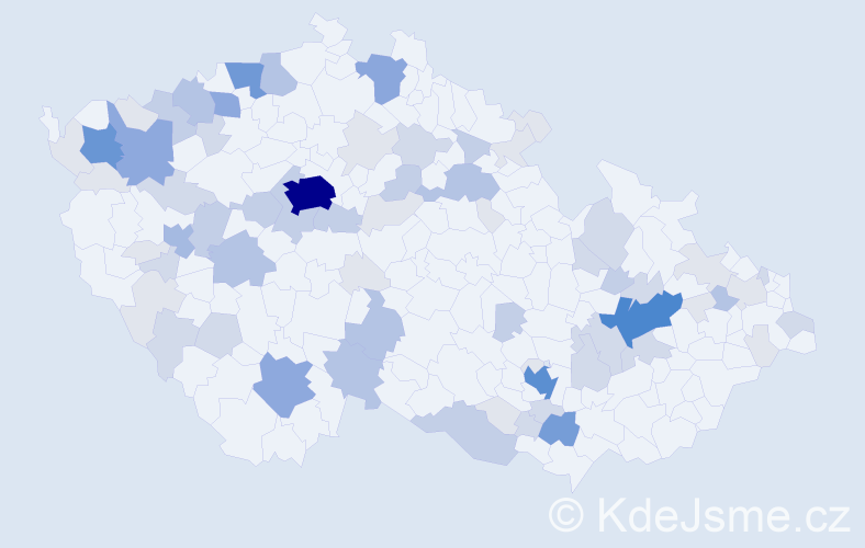 Příjmení: 'Hirsch', počet výskytů 233 v celé ČR