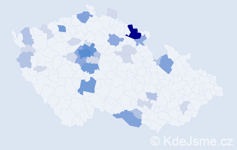Příjmení: 'Demuthová', počet výskytů 92 v celé ČR