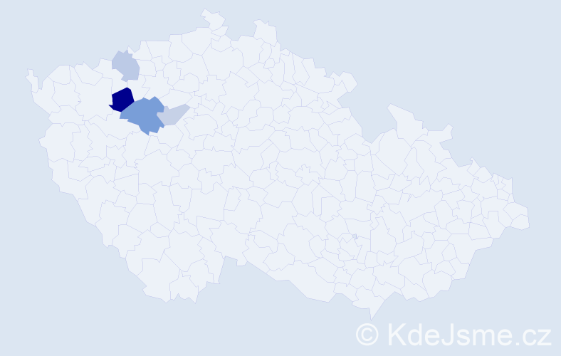 Příjmení: 'Cibulská', počet výskytů 12 v celé ČR
