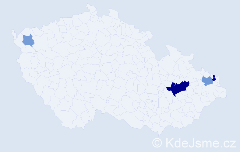 Příjmení: 'Ulenfeld', počet výskytů 11 v celé ČR