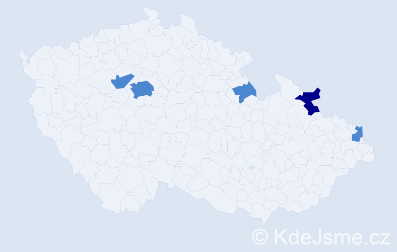 Příjmení: 'Olejniczak', počet výskytů 8 v celé ČR