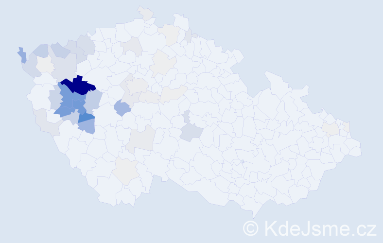 Příjmení: 'Eretová', počet výskytů 226 v celé ČR