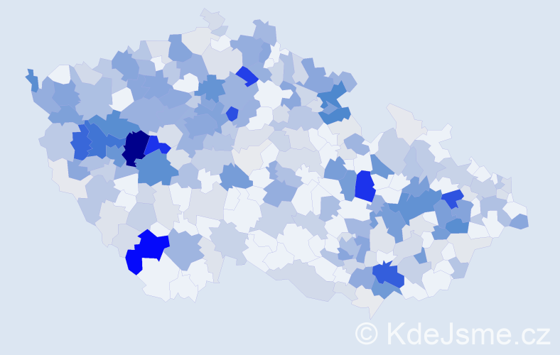 Příjmení: 'Šnajdr', počet výskytů 1360 v celé ČR