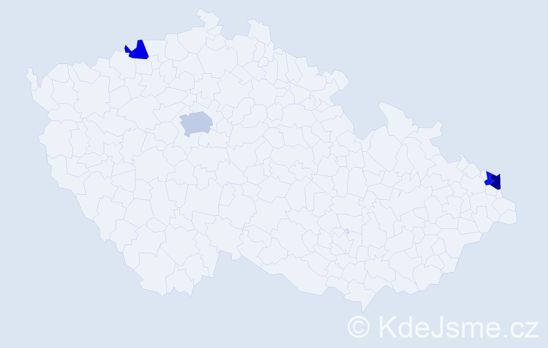 Příjmení: 'Kwolková', počet výskytů 6 v celé ČR