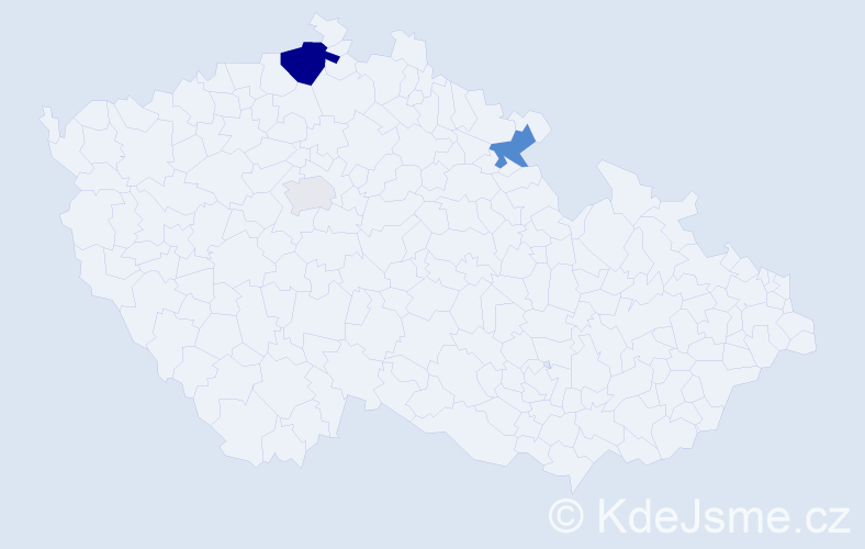 Příjmení: 'Golegovová', počet výskytů 8 v celé ČR