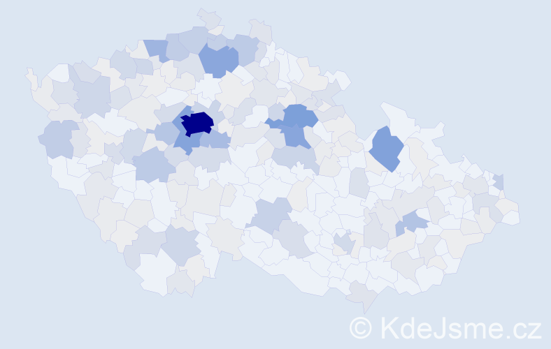Příjmení: 'Matys', počet výskytů 876 v celé ČR