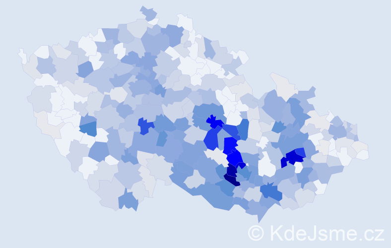 Příjmení: 'Brázda', počet výskytů 1534 v celé ČR