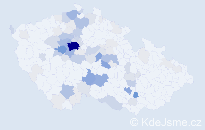 Příjmení: 'Fuxa', počet výskytů 296 v celé ČR