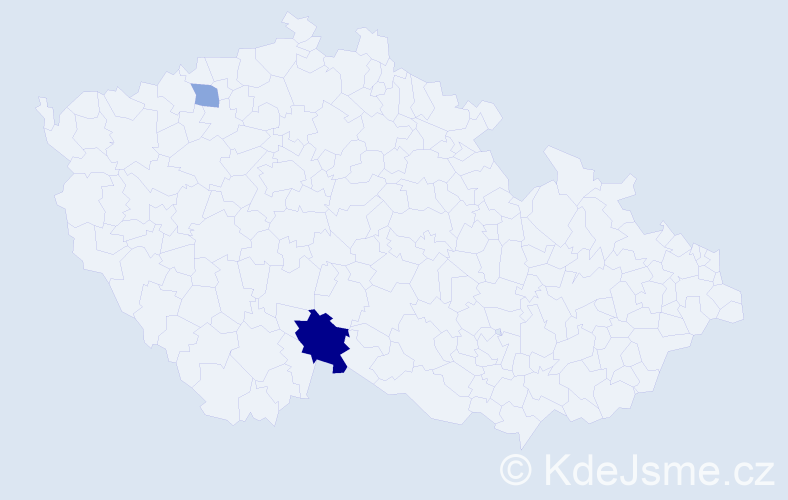 Příjmení: 'Kornhöferová', počet výskytů 4 v celé ČR